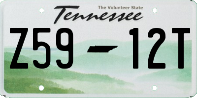 TN license plate Z5912T