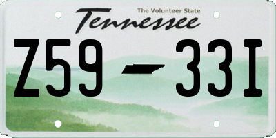 TN license plate Z5933I