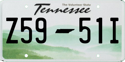 TN license plate Z5951I