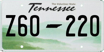 TN license plate Z6022O