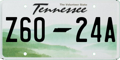 TN license plate Z6024A