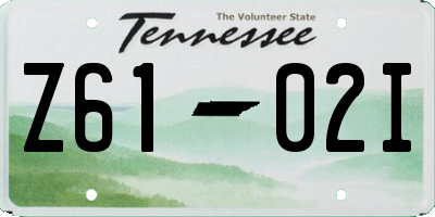 TN license plate Z6102I