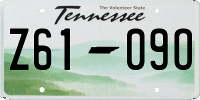 TN license plate Z6109O