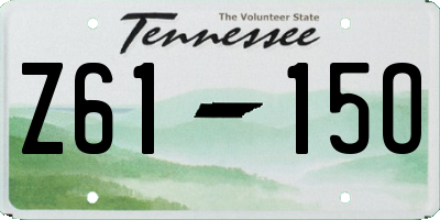TN license plate Z6115O
