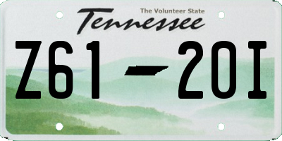 TN license plate Z6120I