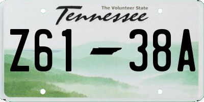 TN license plate Z6138A