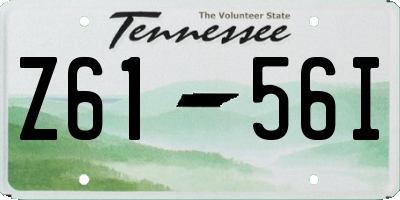 TN license plate Z6156I