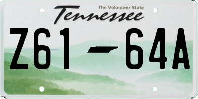 TN license plate Z6164A