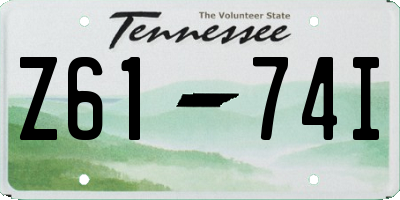 TN license plate Z6174I