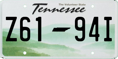 TN license plate Z6194I