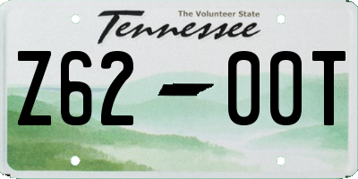 TN license plate Z6200T