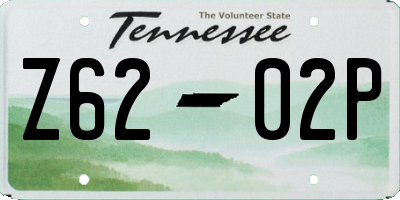 TN license plate Z6202P