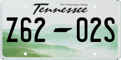 TN license plate Z6202S