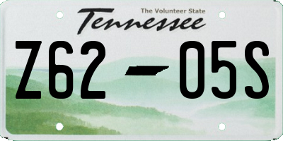TN license plate Z6205S
