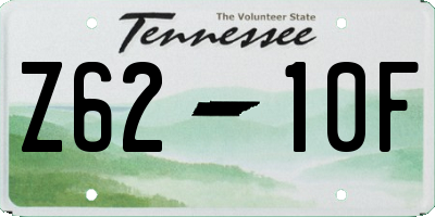 TN license plate Z6210F