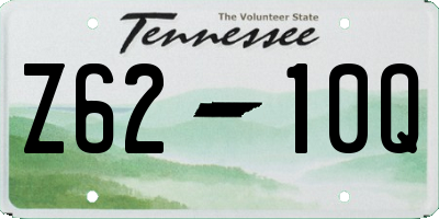 TN license plate Z6210Q
