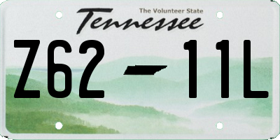 TN license plate Z6211L