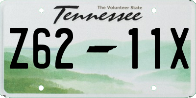 TN license plate Z6211X