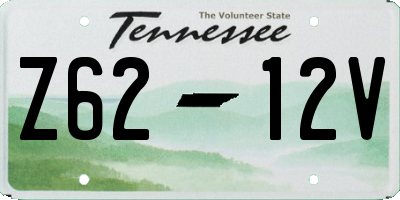TN license plate Z6212V