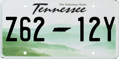 TN license plate Z6212Y