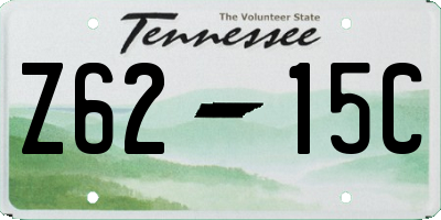 TN license plate Z6215C