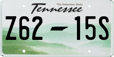 TN license plate Z6215S