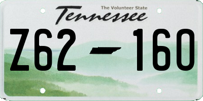 TN license plate Z6216O