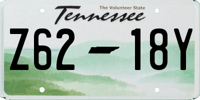 TN license plate Z6218Y