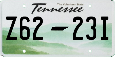 TN license plate Z6223I