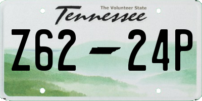 TN license plate Z6224P