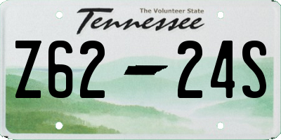 TN license plate Z6224S