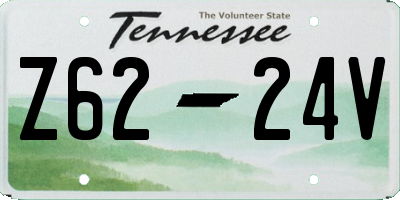 TN license plate Z6224V