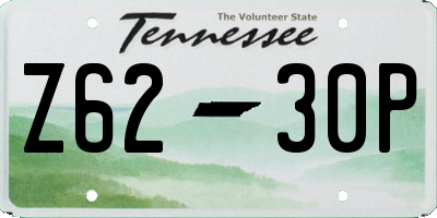 TN license plate Z6230P