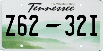TN license plate Z6232I