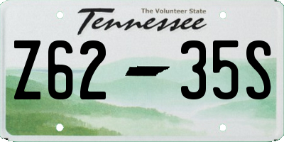 TN license plate Z6235S