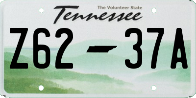 TN license plate Z6237A