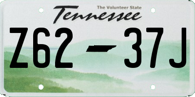 TN license plate Z6237J