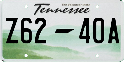 TN license plate Z6240A