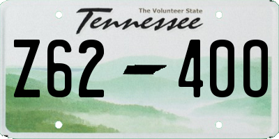 TN license plate Z6240O