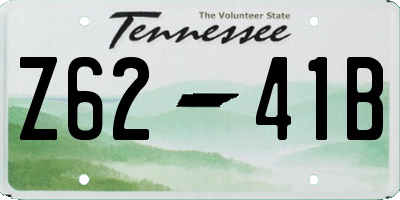 TN license plate Z6241B