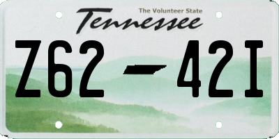 TN license plate Z6242I
