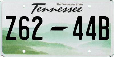 TN license plate Z6244B