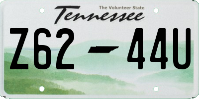 TN license plate Z6244U