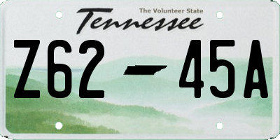 TN license plate Z6245A
