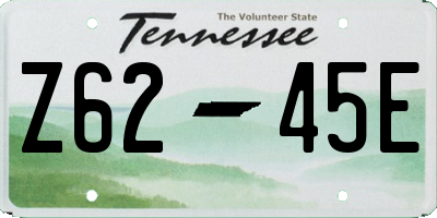 TN license plate Z6245E