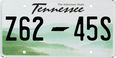 TN license plate Z6245S