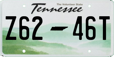 TN license plate Z6246T