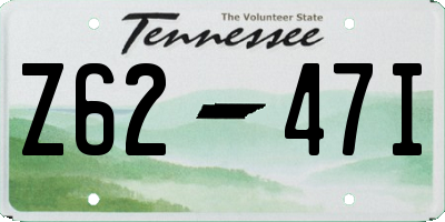 TN license plate Z6247I