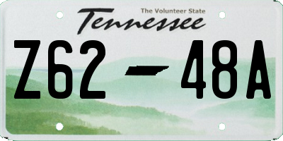 TN license plate Z6248A