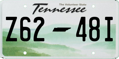 TN license plate Z6248I